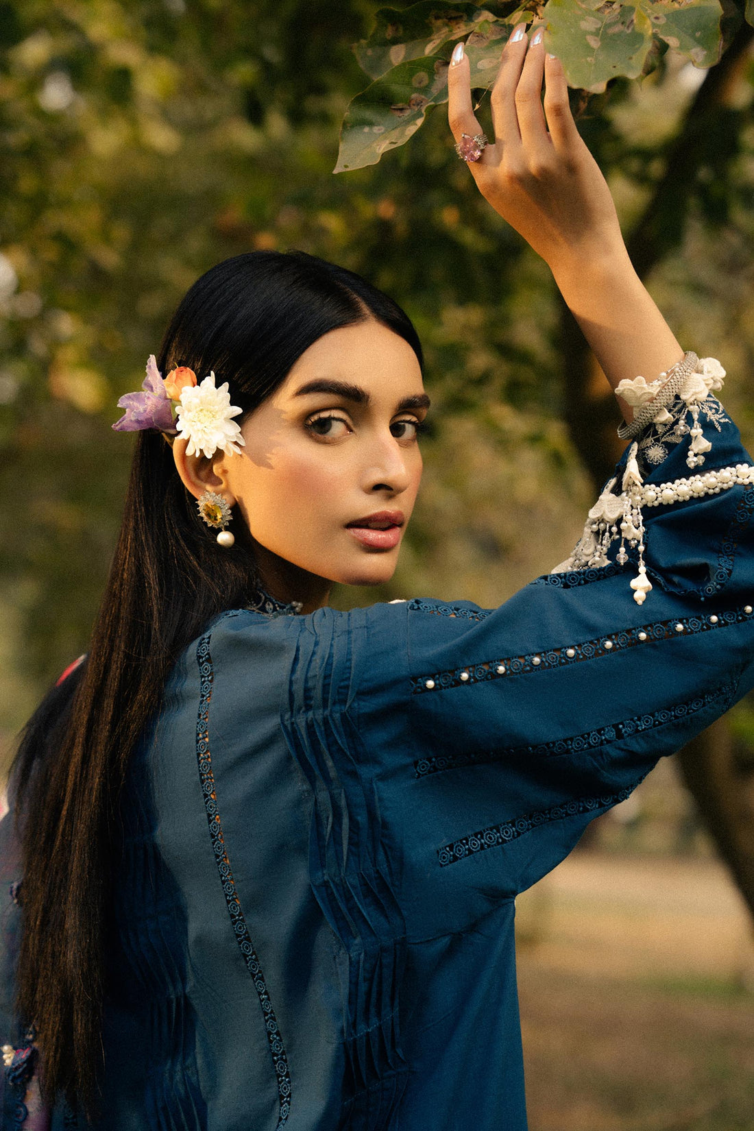 Sana Safinaz | Luxury Lawn 25 | L251-009B-3DI - Official Sana Safinaz stockist in UK - Sakeena London
