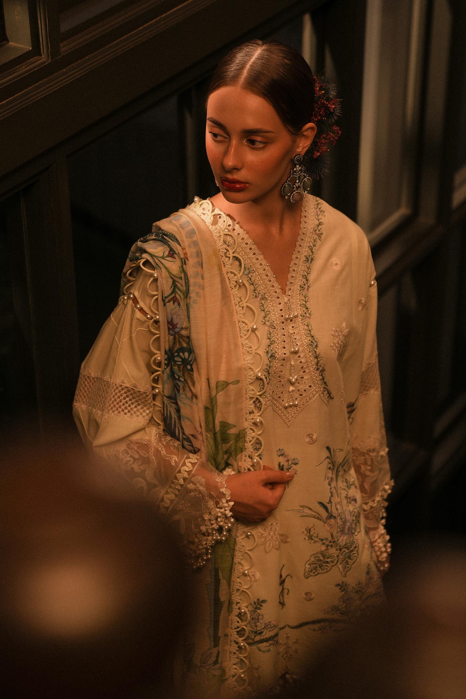 Sana Safinaz | Luxury Lawn 25 | L251-010A-3DI - Official Sana Safinaz stockist in UK - Sakeena London