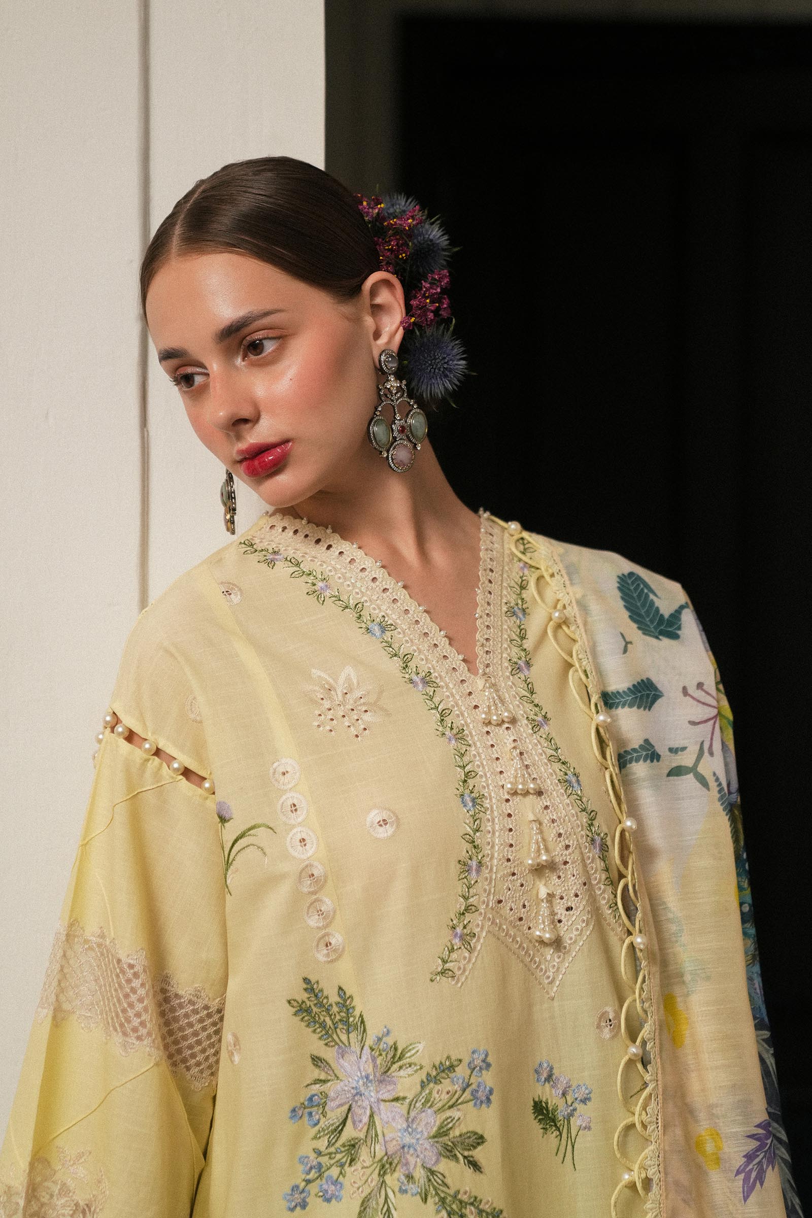 Sana Safinaz | Luxury Lawn 25 | L251-010A-3DI - Official Sana Safinaz stockist in UK - Sakeena London