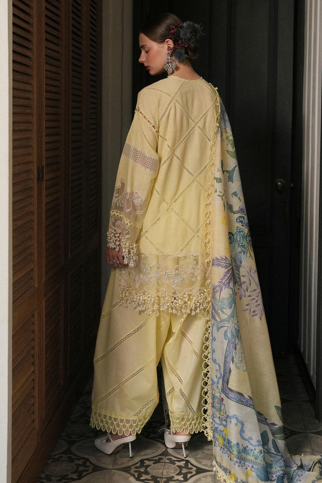 Sana Safinaz | Luxury Lawn 25 | L251-010A-3DI - Official Sana Safinaz stockist in UK - Sakeena London