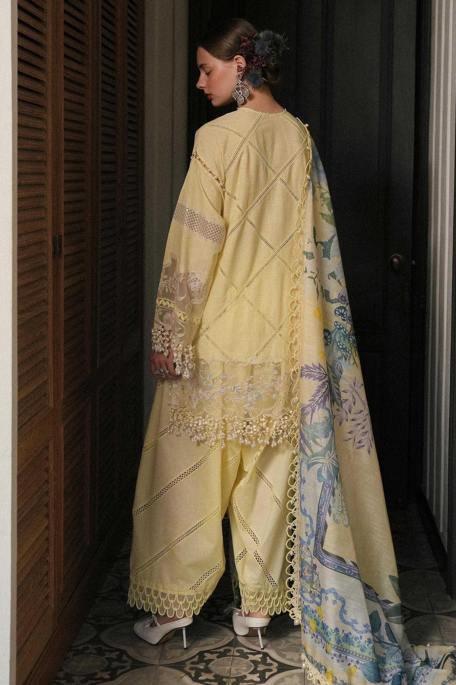 Sana Safinaz | Luxury Lawn 25 | L251-010A-3DI - Official Sana Safinaz stockist in UK - Sakeena London