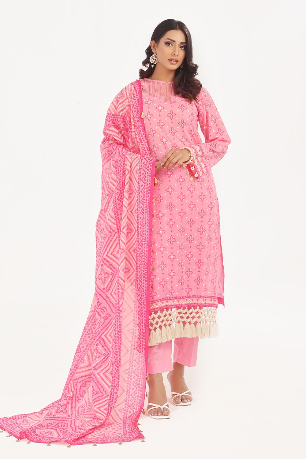 Gul Ahmed | Chunri Lawn 25 | CL-42315 B - Official Gul Ahmed stockist in UK - Sakeena London