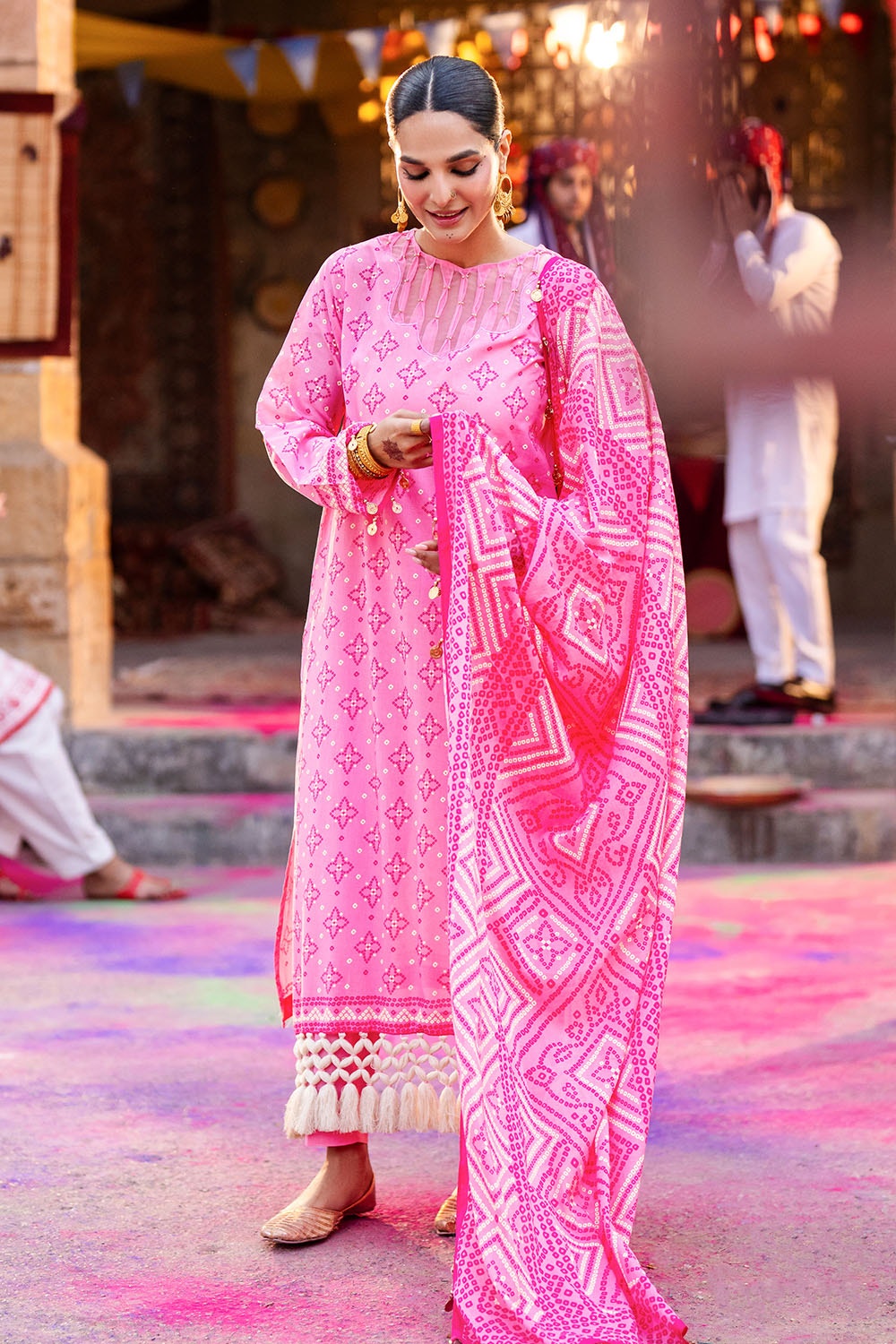 Gul Ahmed | Chunri Lawn 25 | CL-42315 B - Official Gul Ahmed stockist in UK - Sakeena London