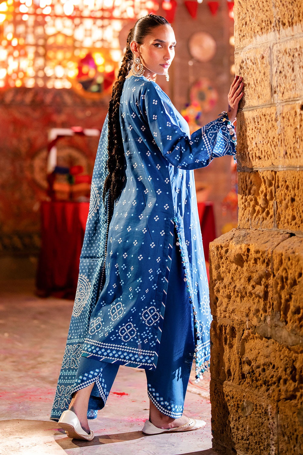 Gul Ahmed | Chunri Lawn 25 | CL-52171 B - Official Gul Ahmed stockist in UK - Sakeena London