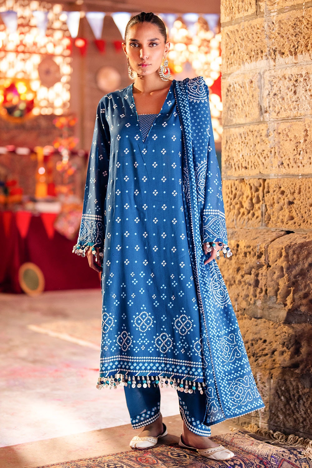 Gul Ahmed | Chunri Lawn 25 | CL-52171 B - Official Gul Ahmed stockist in UK - Sakeena London
