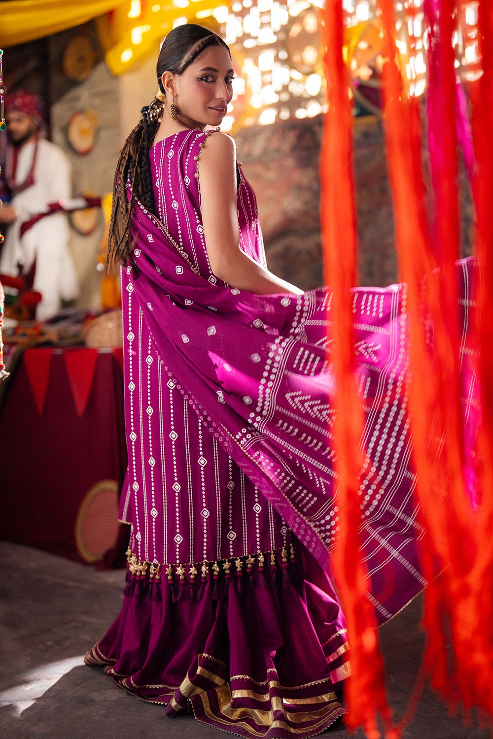 Gul Ahmed | Chunri Lawn 25 | CL-52185 A - Official Gul Ahmed stockist in UK - Sakeena London