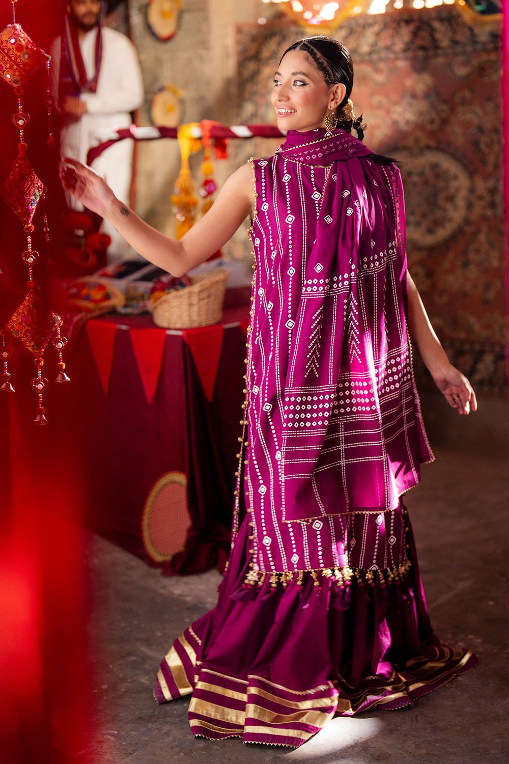 Gul Ahmed | Chunri Lawn 25 | CL-52185 A - Official Gul Ahmed stockist in UK - Sakeena London