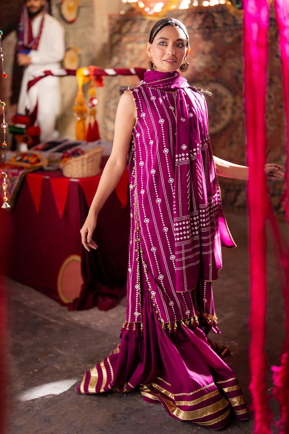 Gul Ahmed | Chunri Lawn 25 | CL-52185 A - Official Gul Ahmed stockist in UK - Sakeena London
