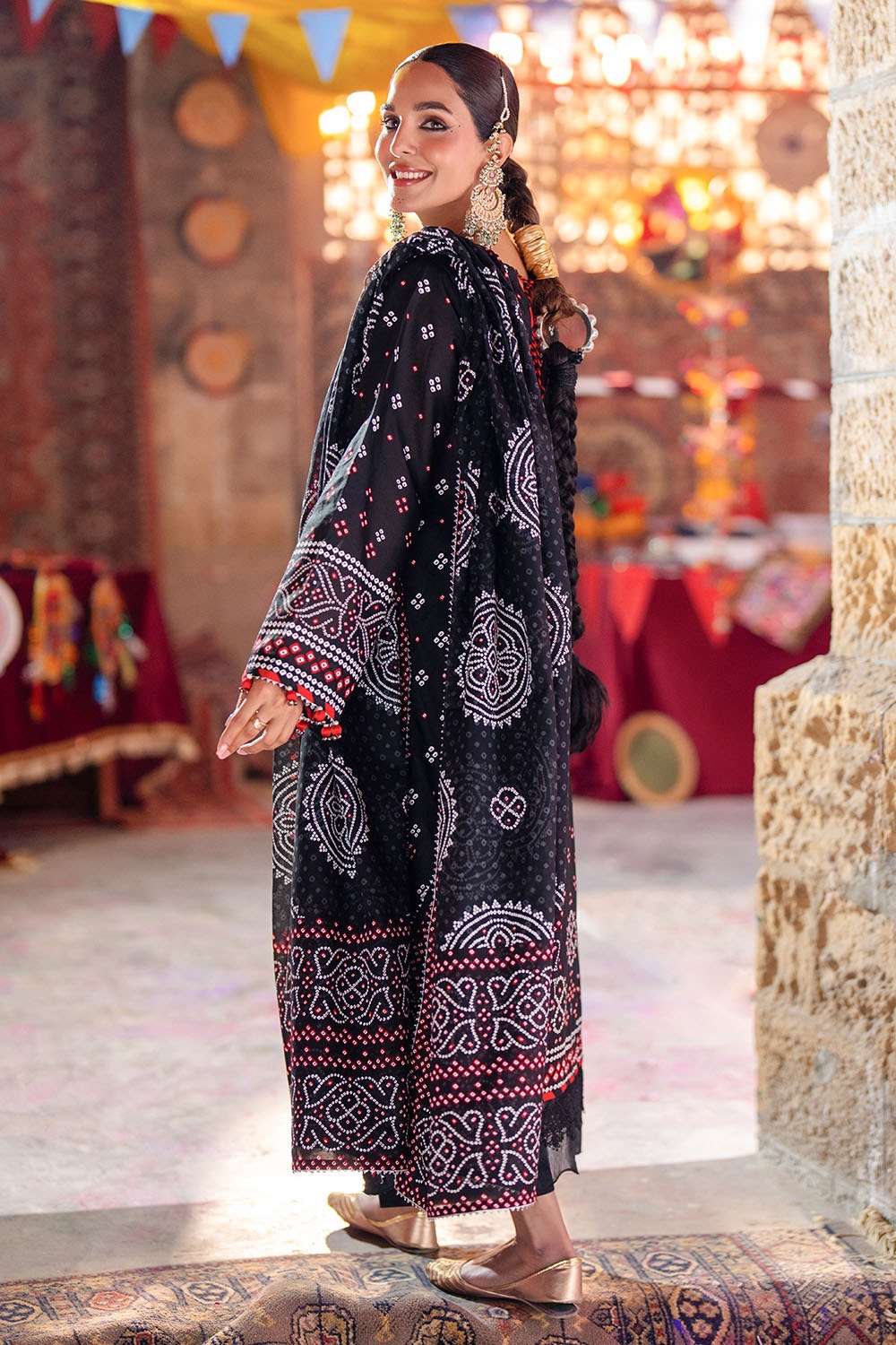 Gul Ahmed | Chunri Lawn 25 | CL-52171 A - Official Gul Ahmed stockist in UK - Sakeena London
