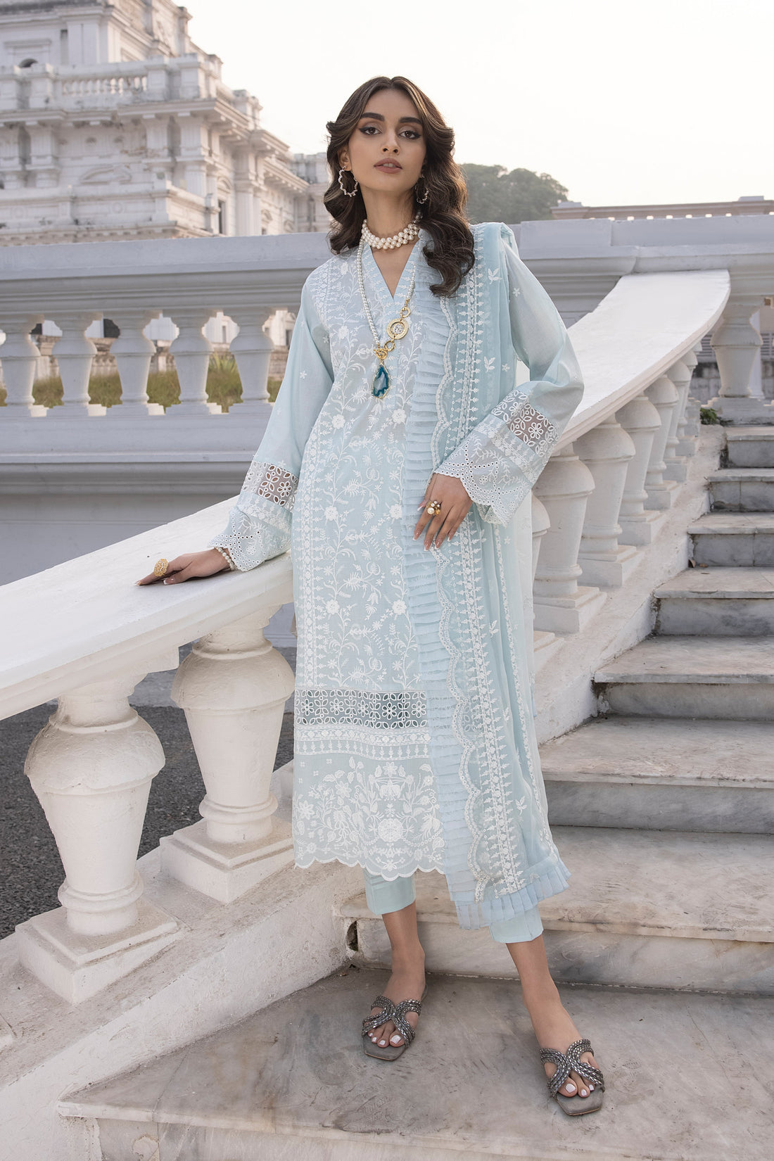 LSM | Spring Embroidered 24 | A-8 - Official LSM stockist in UK - Sakeena London