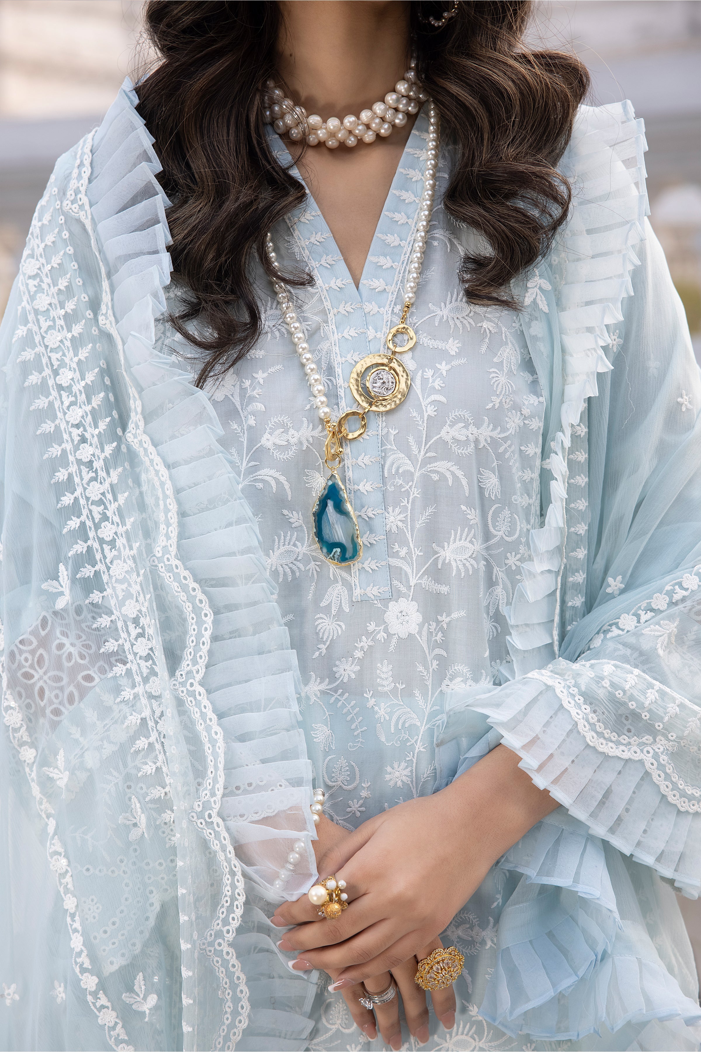 LSM | Spring Embroidered 24 | A-8 - Official LSM stockist in UK - Sakeena London