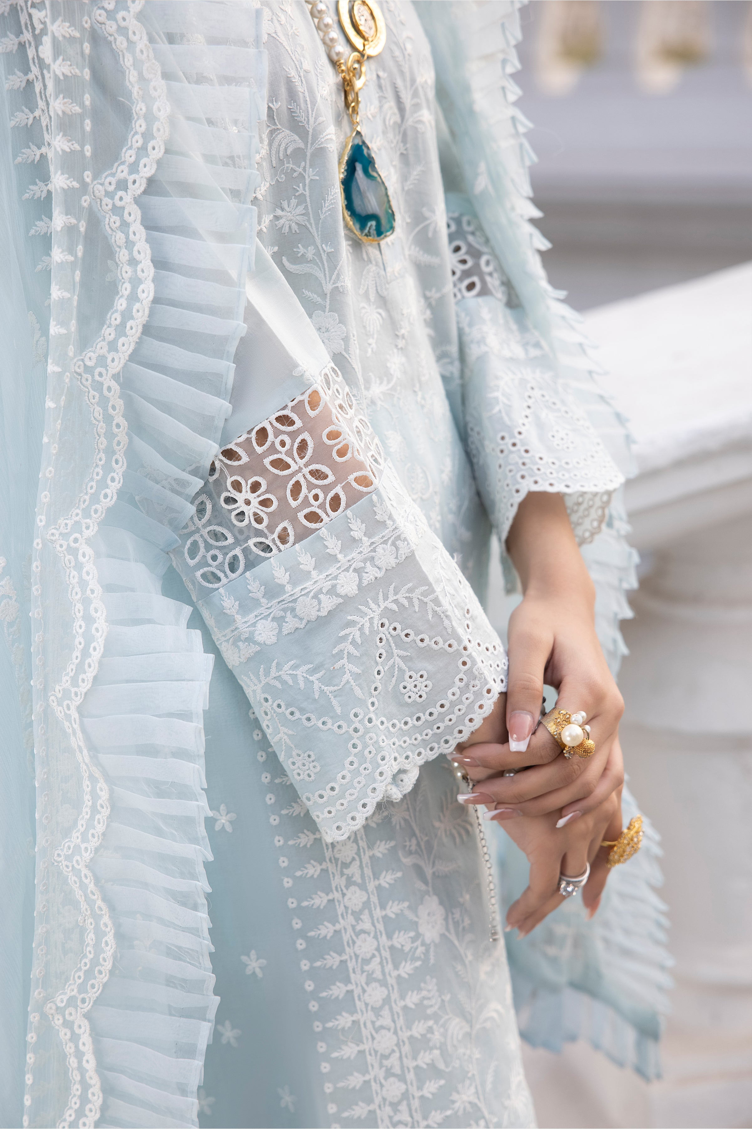 LSM | Spring Embroidered 24 | A-8 - Official LSM stockist in UK - Sakeena London