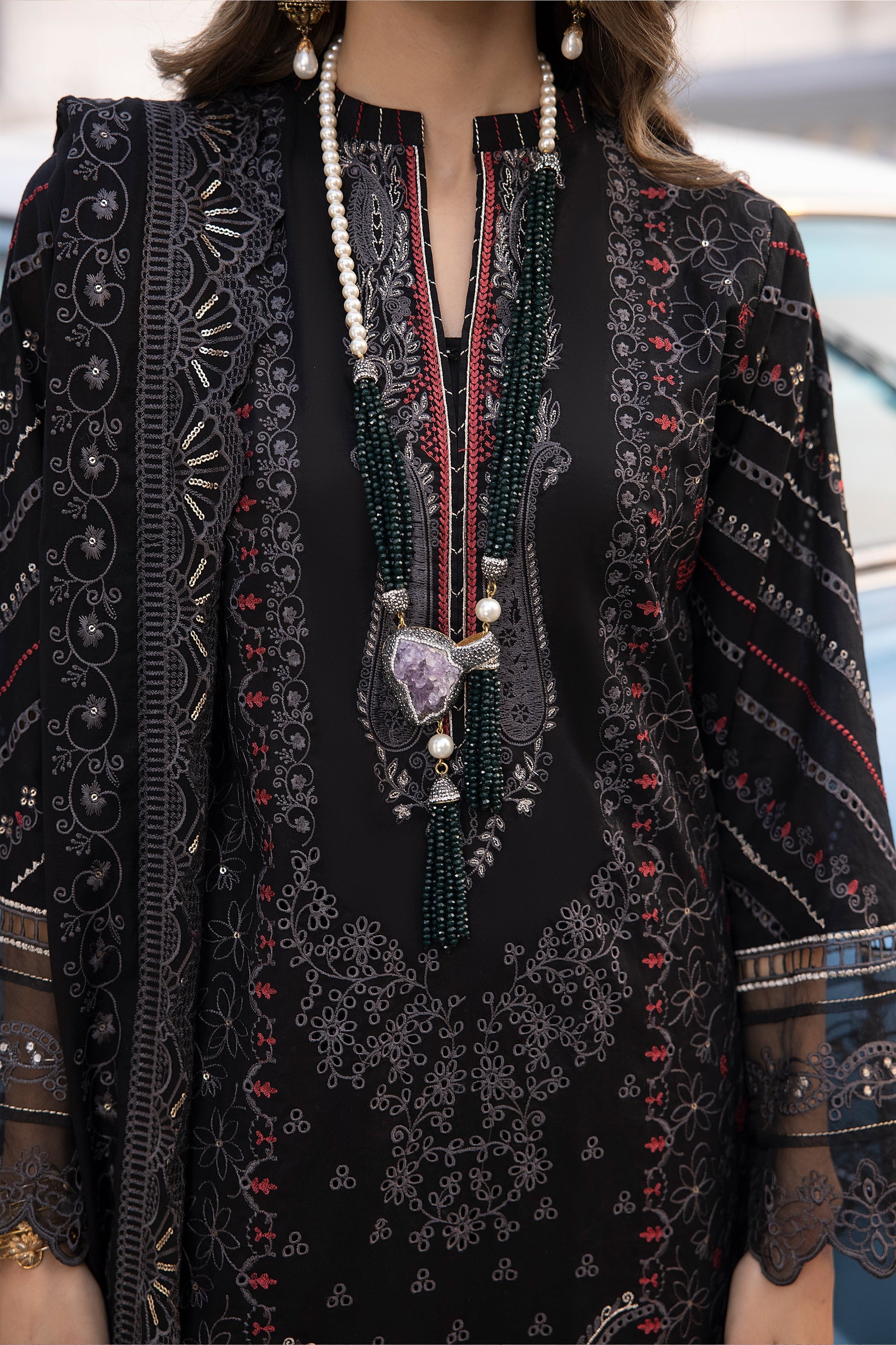 LSM | Spring Embroidered 24 | A-12 - Official LSM stockist in UK - Sakeena London