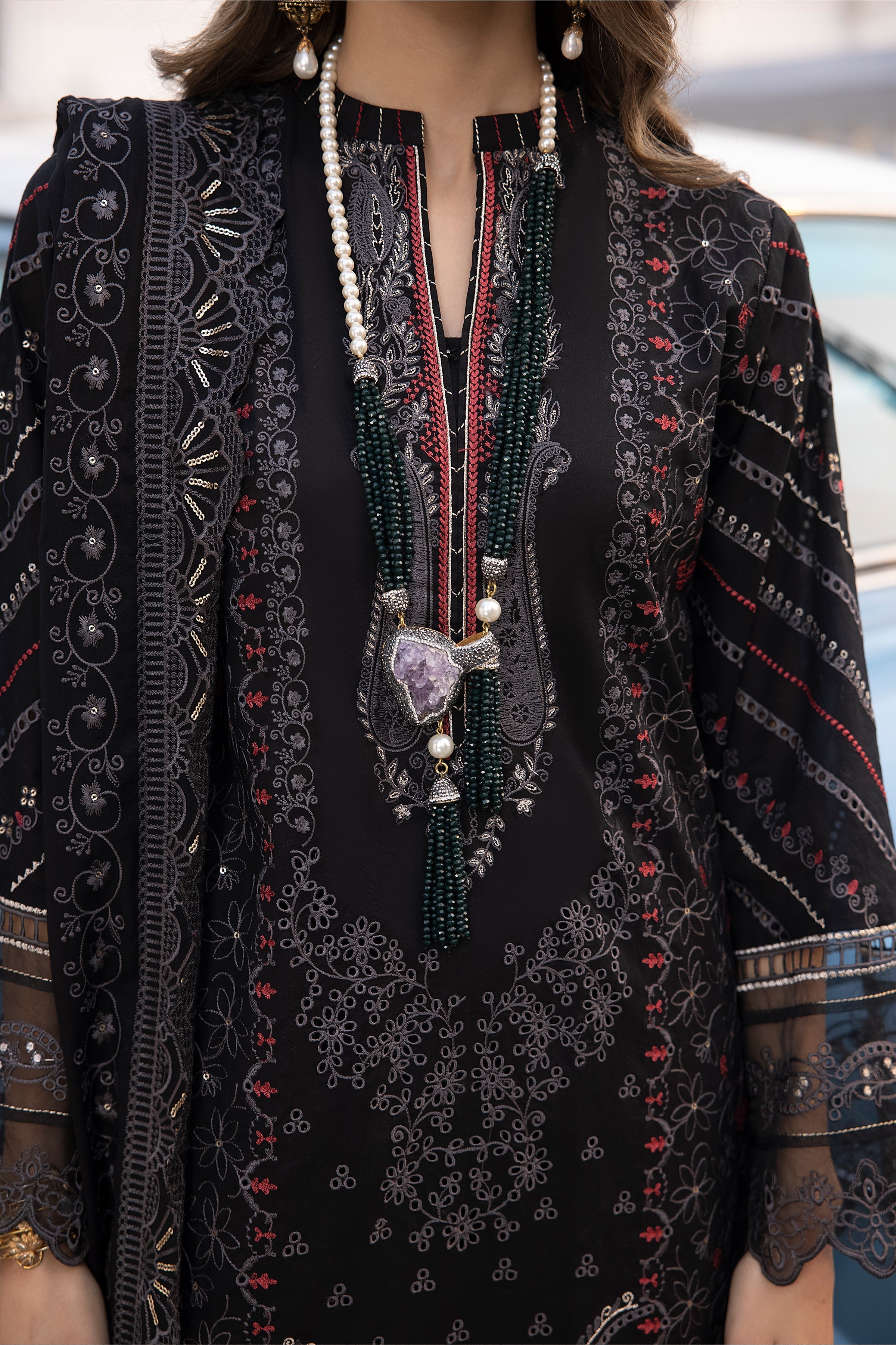 LSM | Spring Embroidered 24 | A-12 - Official LSM stockist in UK - Sakeena London