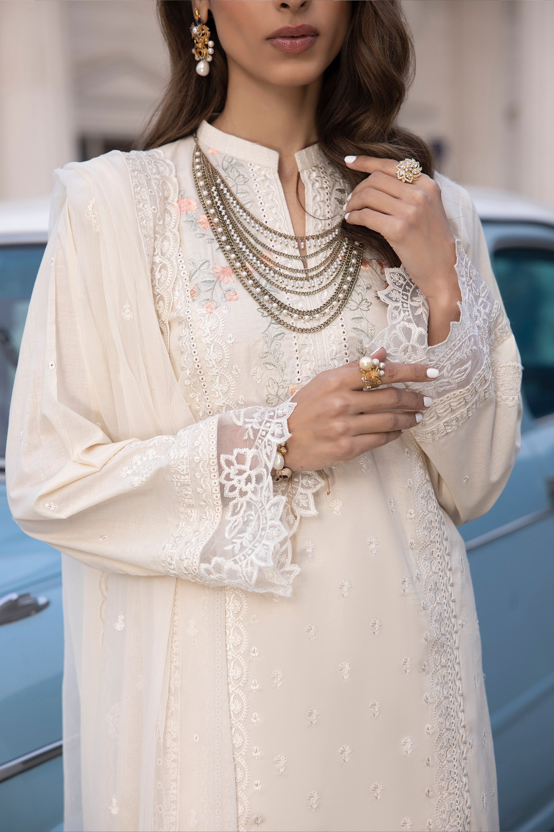LSM | Spring Embroidered 24 | A-11 - Official LSM stockist in UK - Sakeena London