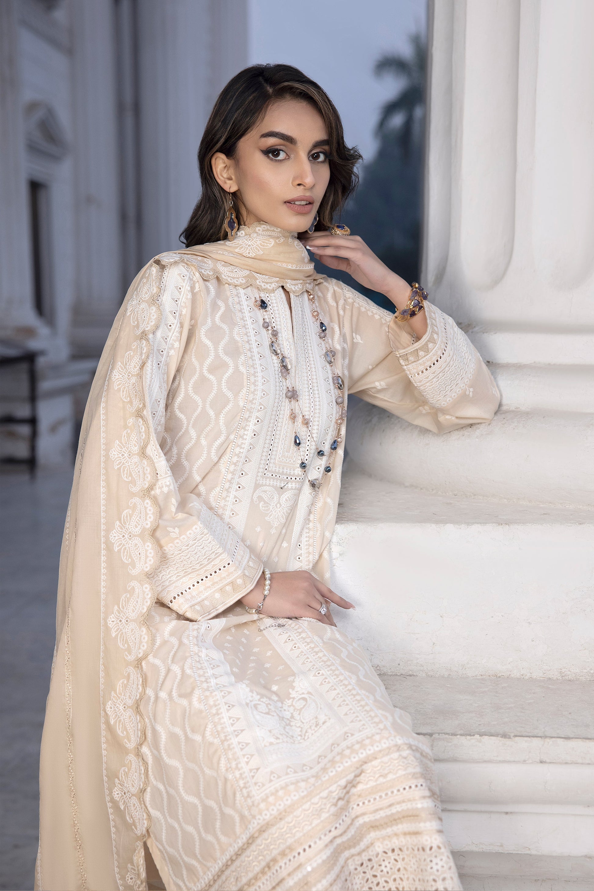 LSM | Spring Embroidered 24 | A-6 - Official LSM stockist in UK - Sakeena London