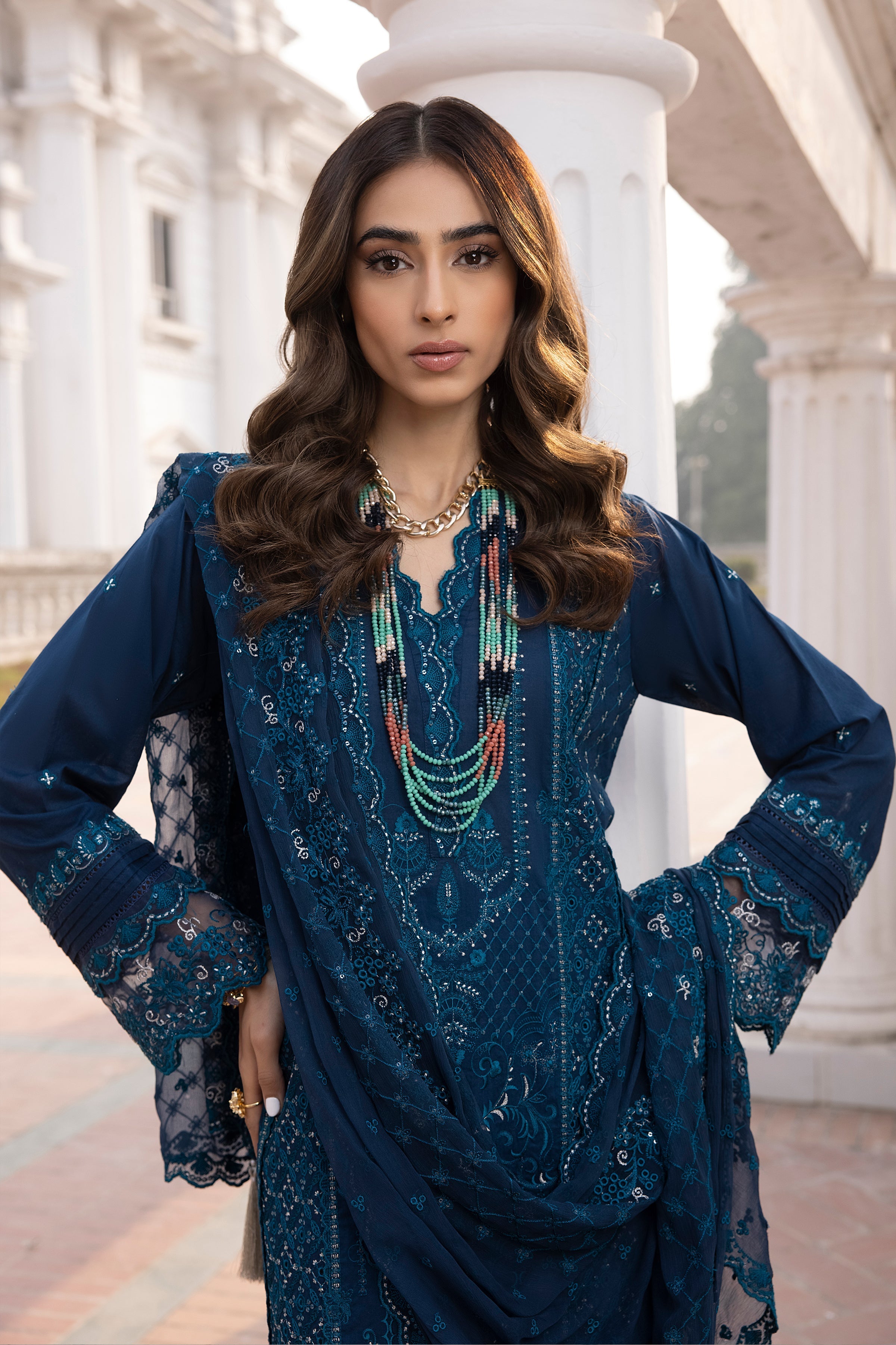 LSM | Spring Embroidered 24 | A-14 - Official LSM stockist in UK - Sakeena London