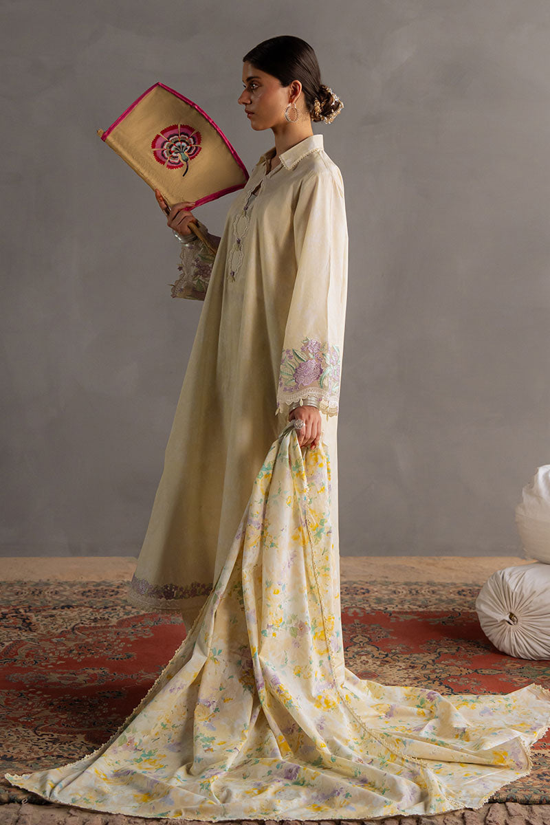 Cross Stitch | Eid Lawn Edit 25 | SUNSHINE GLOW - Official Cross Stitch stockist in UK - Sakeena London