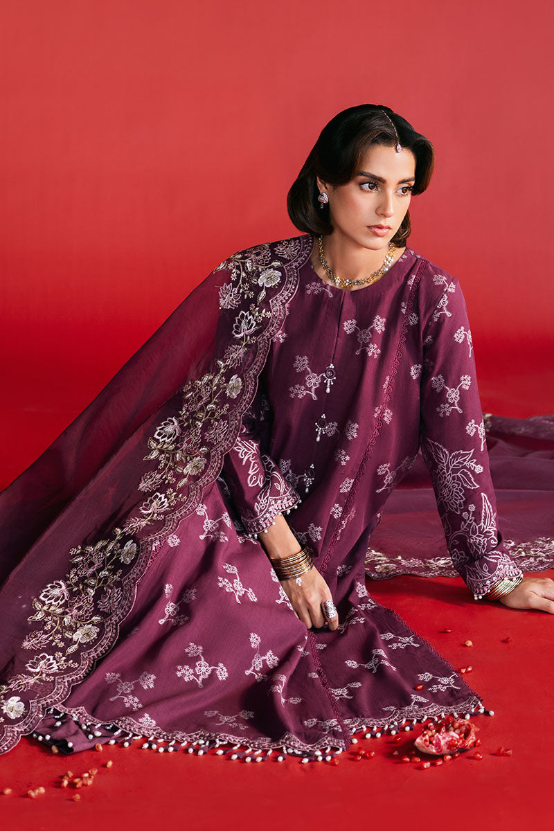 Cross Stitch | Eid Lawn Edit 25 | DEEP FLARE - Official Cross Stitch stockist in UK - Sakeena London