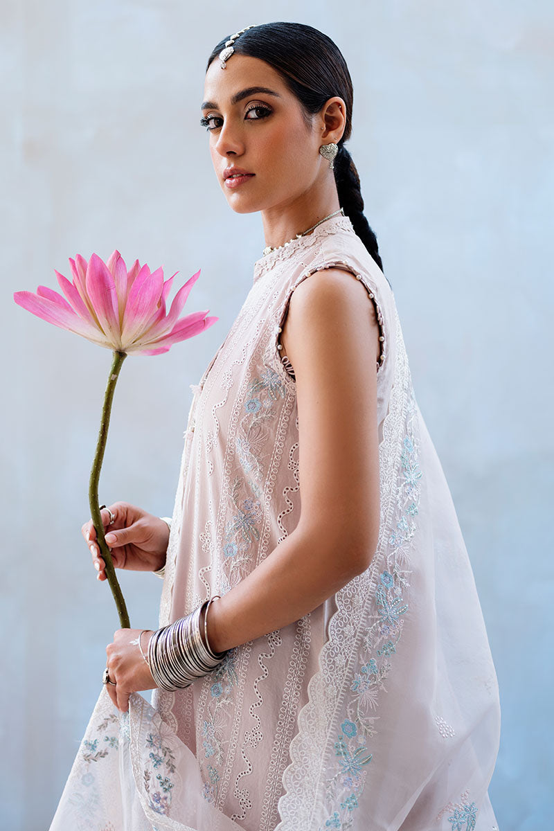 Cross Stitch | Eid Lawn Edit 25 | HUSHED MAUVE - Official Cross Stitch stockist in UK - Sakeena London