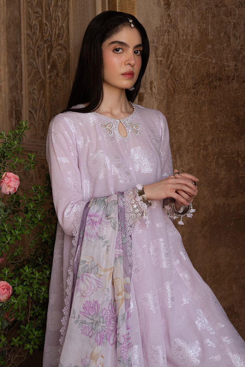 Cross Stitch | Eid Lawn Edit 25 | LAVENDER BLISS - Official Cross Stitch stockist in UK - Sakeena London