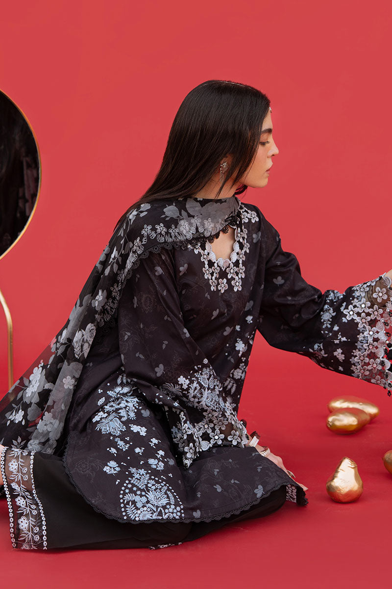 Cross Stitch | Eid Lawn Edit 25 | RAVEN WHISPER - Official Cross Stitch stockist in UK - Sakeena London
