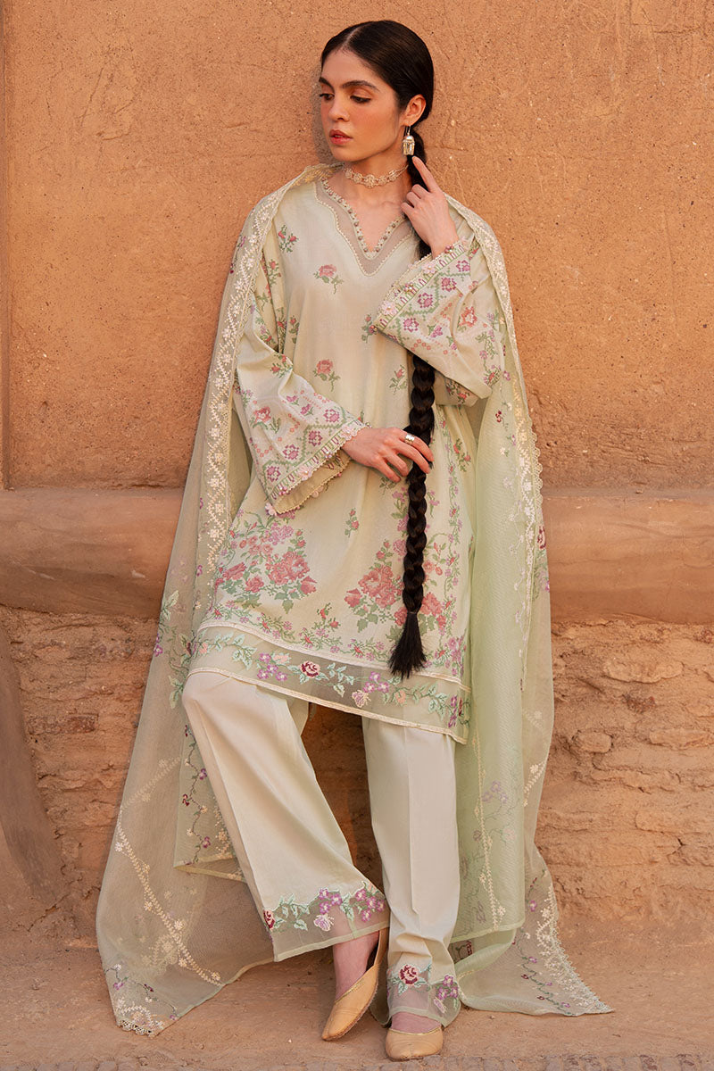 Cross Stitch | Eid Lawn Edit 25 | CITRINE AURA - Official Cross Stitch stockist in UK - Sakeena London