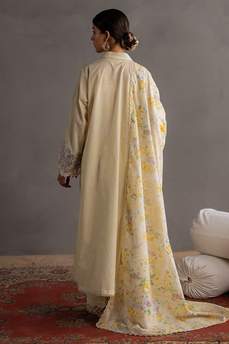 Cross Stitch | Eid Lawn Edit 25 | SUNSHINE GLOW - Official Cross Stitch stockist in UK - Sakeena London