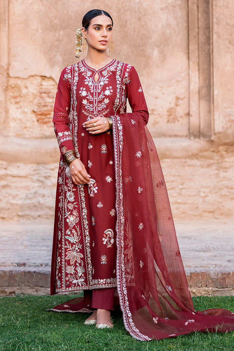 Cross Stitch | Eid Lawn Edit 25 | ROUGE ZEST - Official Cross Stitch stockist in UK - Sakeena London