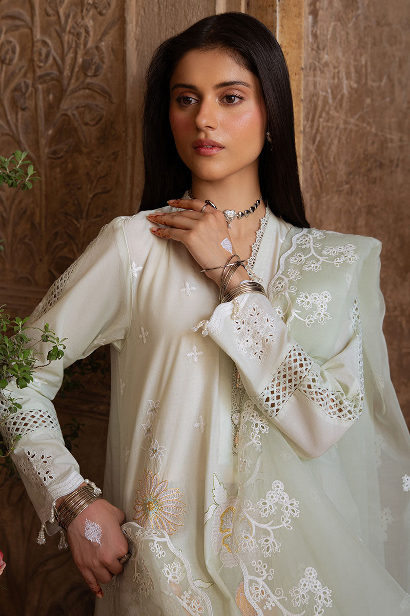 Cross Stitch | Eid Lawn Edit 25 | AQUA SERENITY - Official Cross Stitch stockist in UK - Sakeena London