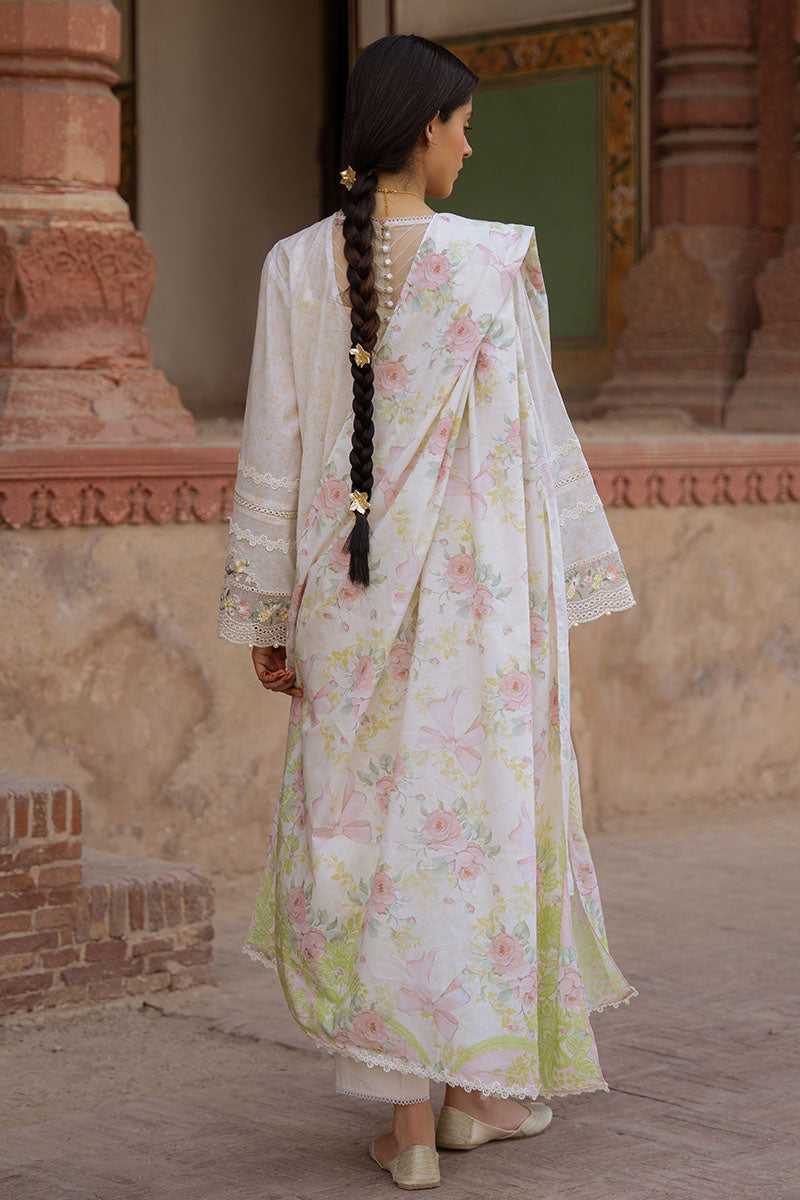 Cross Stitch | Eid Lawn Edit 25 | FLORAL GARLAND - Official Cross Stitch stockist in UK - Sakeena London