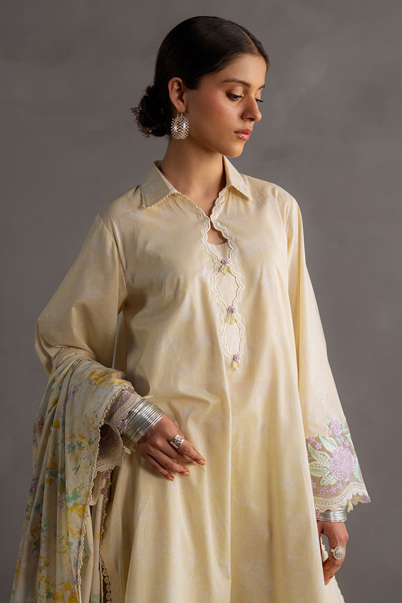 Cross Stitch | Eid Lawn Edit 25 | SUNSHINE GLOW - Official Cross Stitch stockist in UK - Sakeena London