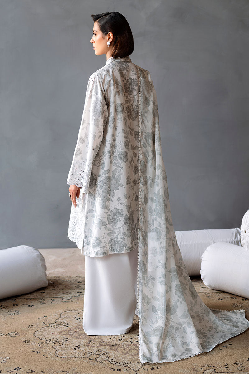 Cross Stitch | Eid Lawn Edit 25 | MESH BLOOM - Official Cross Stitch stockist in UK - Sakeena London