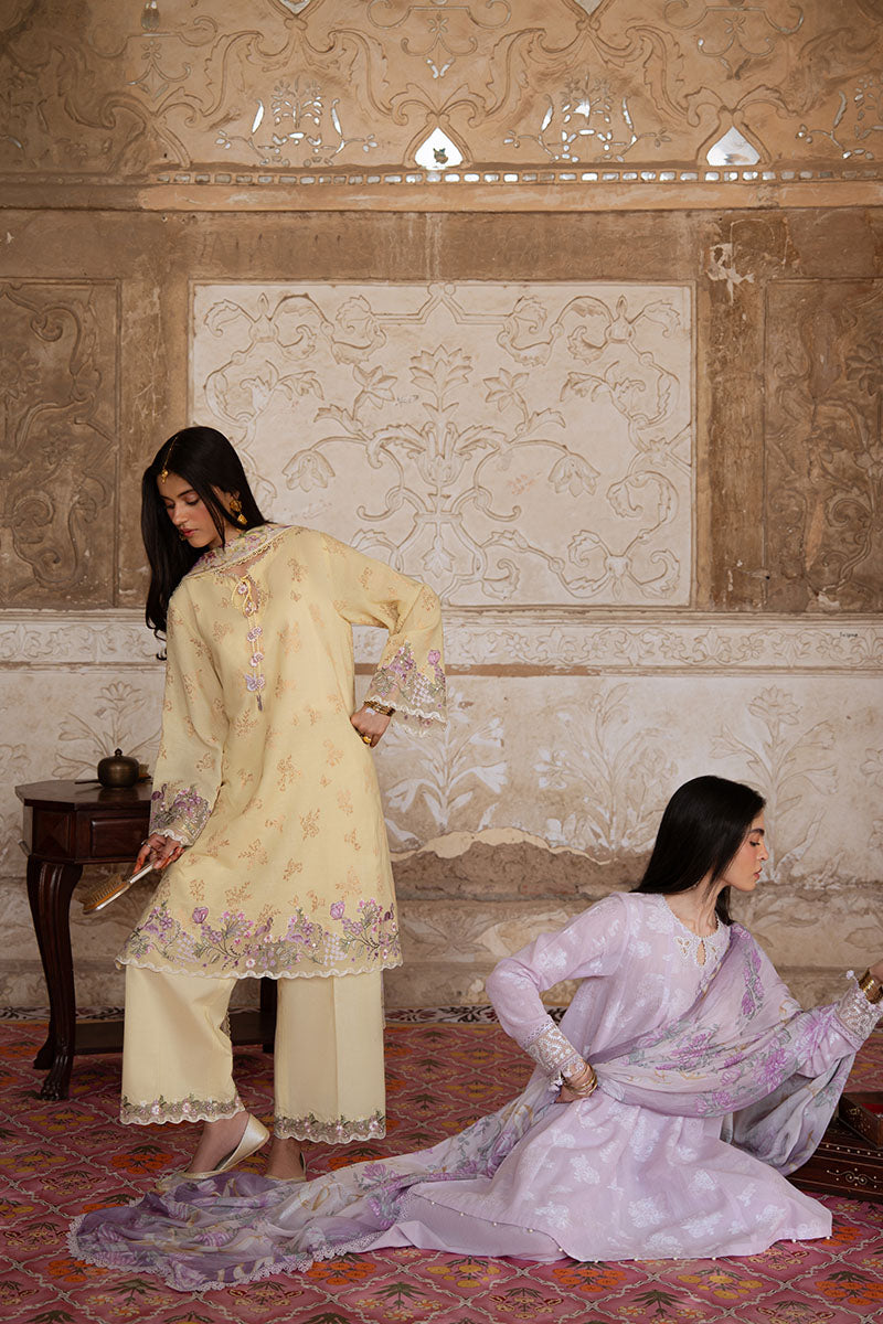 Cross Stitch | Eid Lawn Edit 25 | LAVENDER BLISS - Official Cross Stitch stockist in UK - Sakeena London
