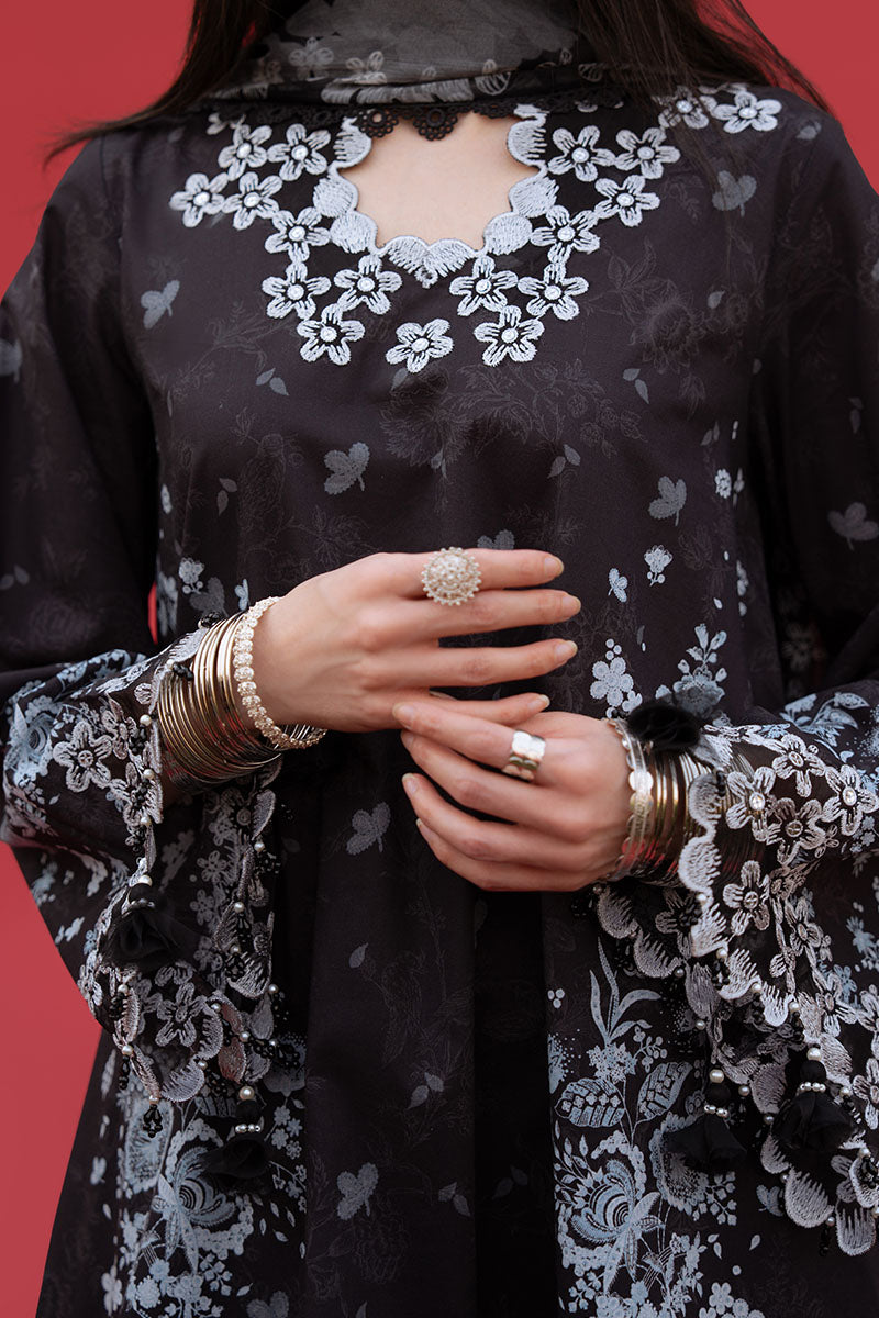 Cross Stitch | Eid Lawn Edit 25 | RAVEN WHISPER - Official Cross Stitch stockist in UK - Sakeena London