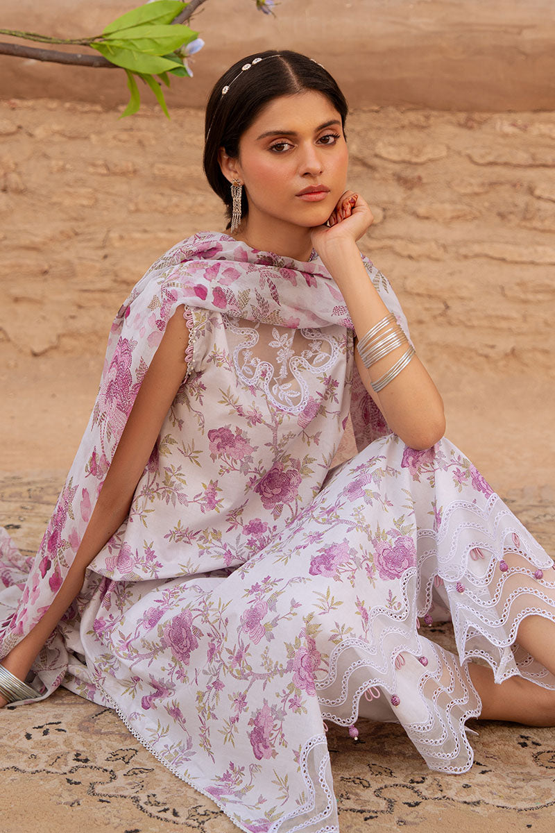 Cross Stitch | Eid Lawn Edit 25 | LILAC HINT - Official Cross Stitch stockist in UK - Sakeena London