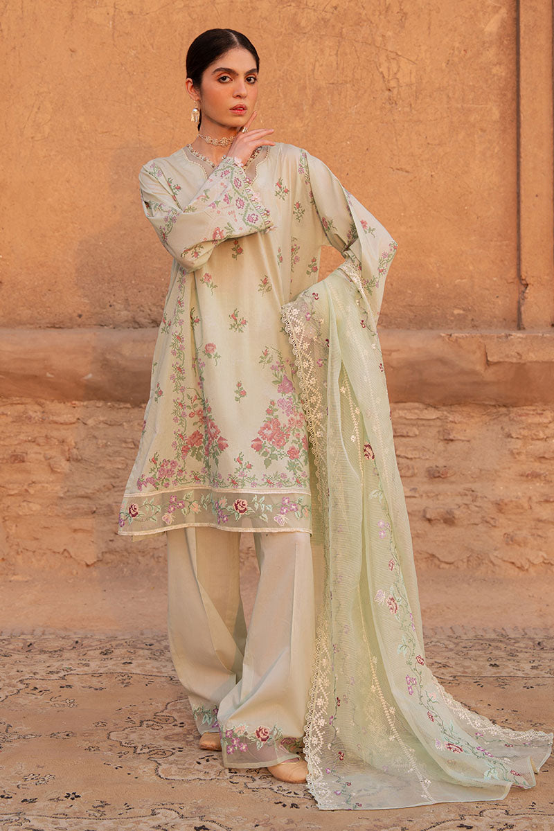 Cross Stitch | Eid Lawn Edit 25 | CITRINE AURA - Official Cross Stitch stockist in UK - Sakeena London