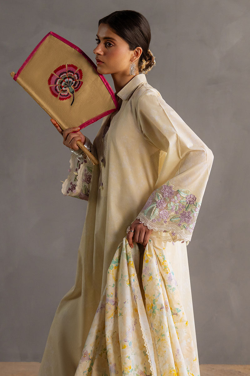 Cross Stitch | Eid Lawn Edit 25 | SUNSHINE GLOW - Official Cross Stitch stockist in UK - Sakeena London