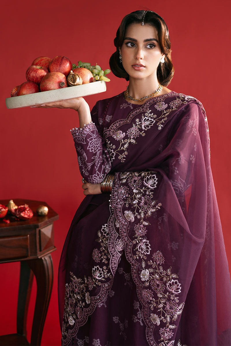 Cross Stitch | Eid Lawn Edit 25 | DEEP FLARE - Official Cross Stitch stockist in UK - Sakeena London