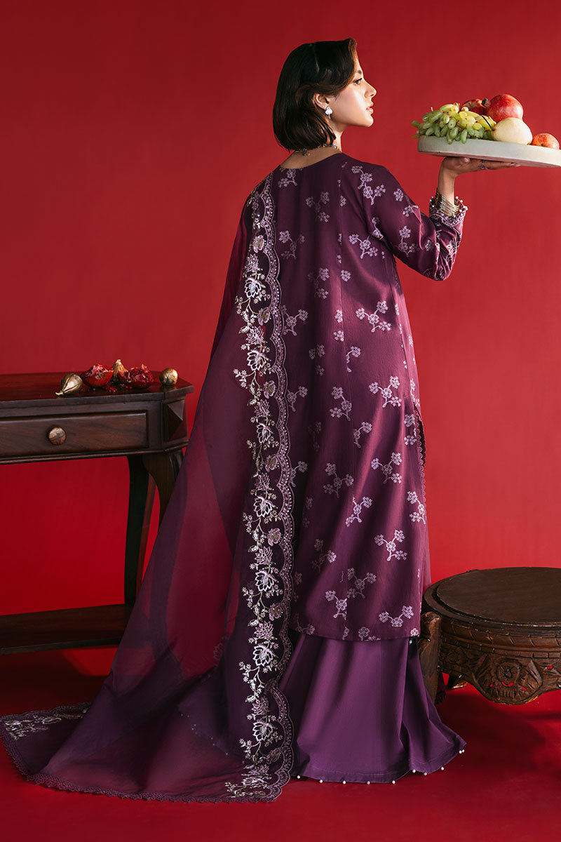 Cross Stitch | Eid Lawn Edit 25 | DEEP FLARE - Official Cross Stitch stockist in UK - Sakeena London