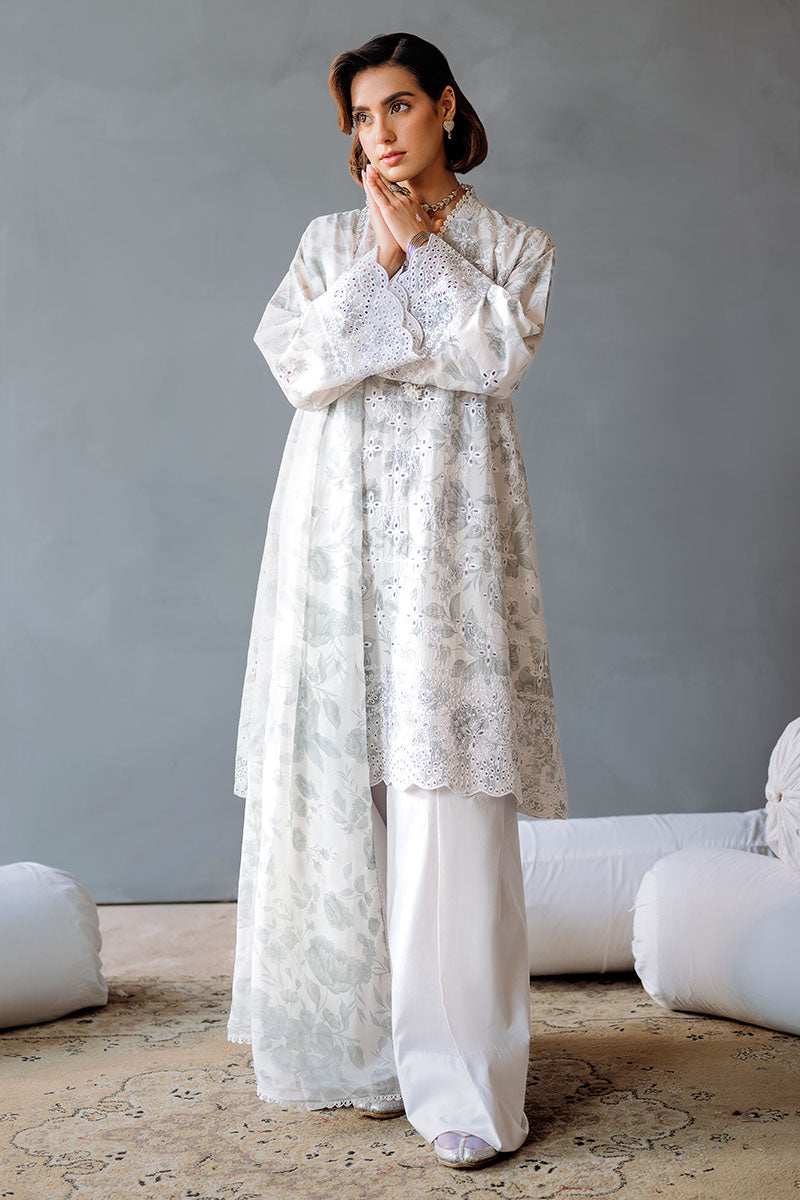 Cross Stitch | Eid Lawn Edit 25 | MESH BLOOM - Official Cross Stitch stockist in UK - Sakeena London