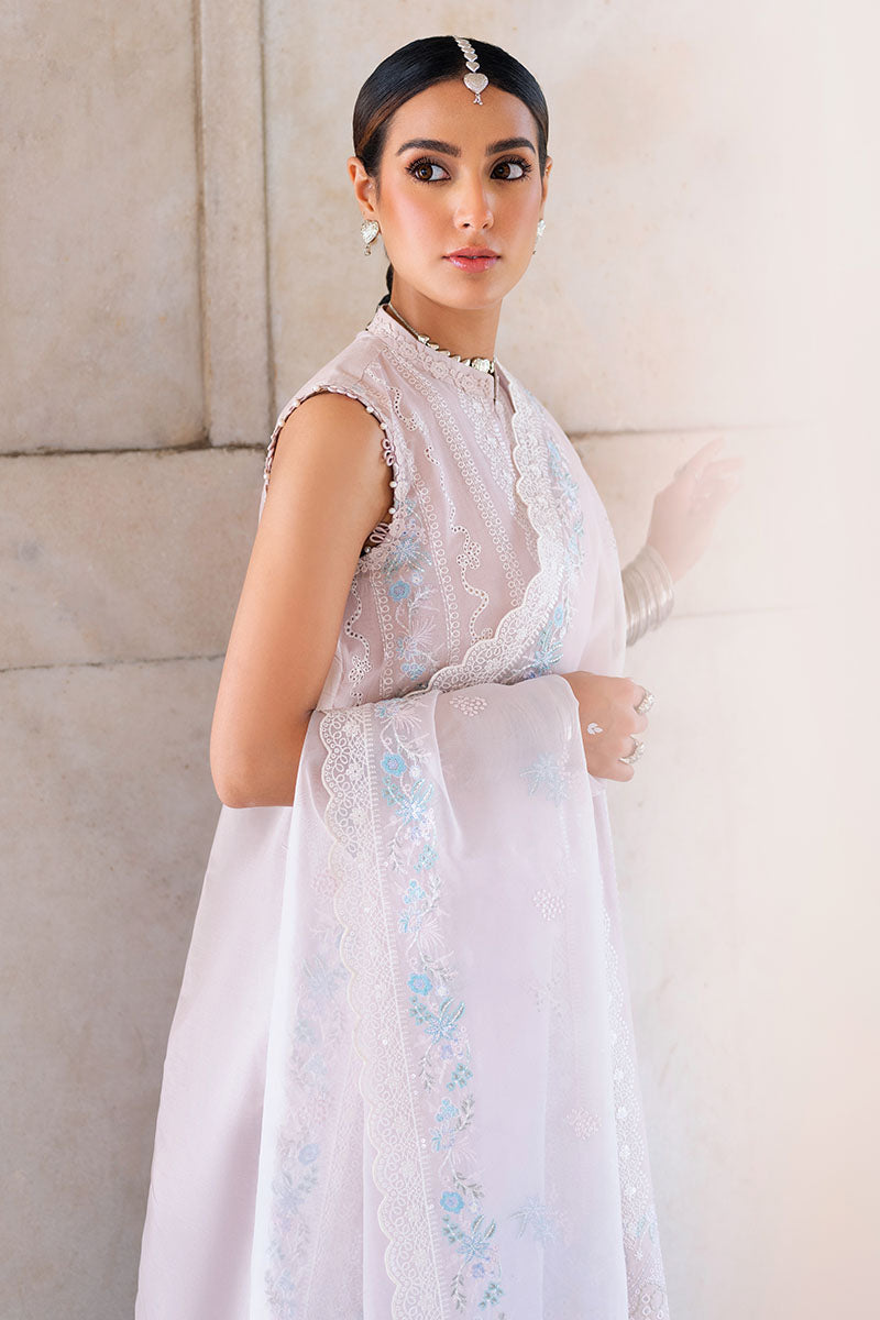Cross Stitch | Eid Lawn Edit 25 | HUSHED MAUVE - Official Cross Stitch stockist in UK - Sakeena London