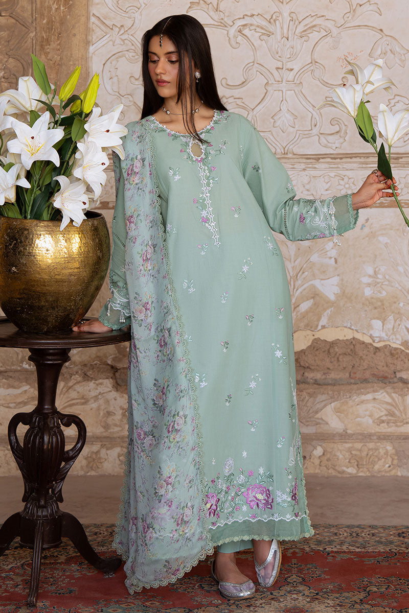 Cross Stitch | Eid Lawn Edit 25 | SAGE GRACE - Official Cross Stitch stockist in UK - Sakeena London