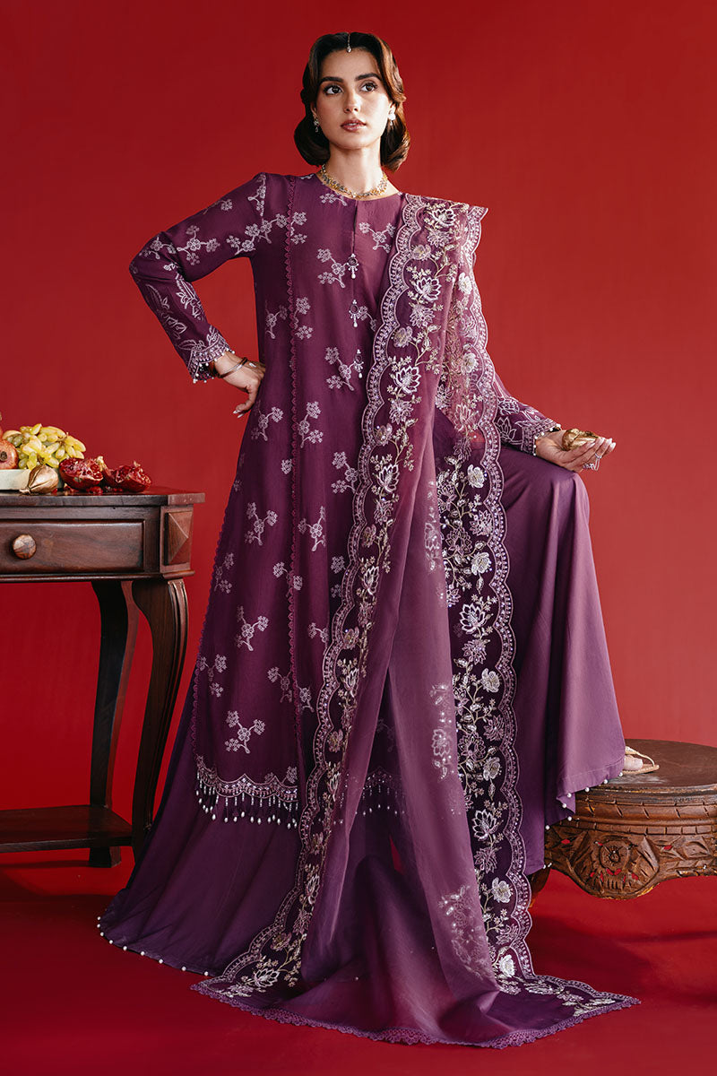 Cross Stitch | Eid Lawn Edit 25 | DEEP FLARE - Official Cross Stitch stockist in UK - Sakeena London