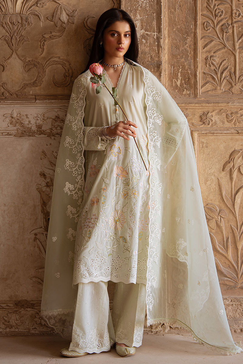 Cross Stitch | Eid Lawn Edit 25 | AQUA SERENITY - Official Cross Stitch stockist in UK - Sakeena London