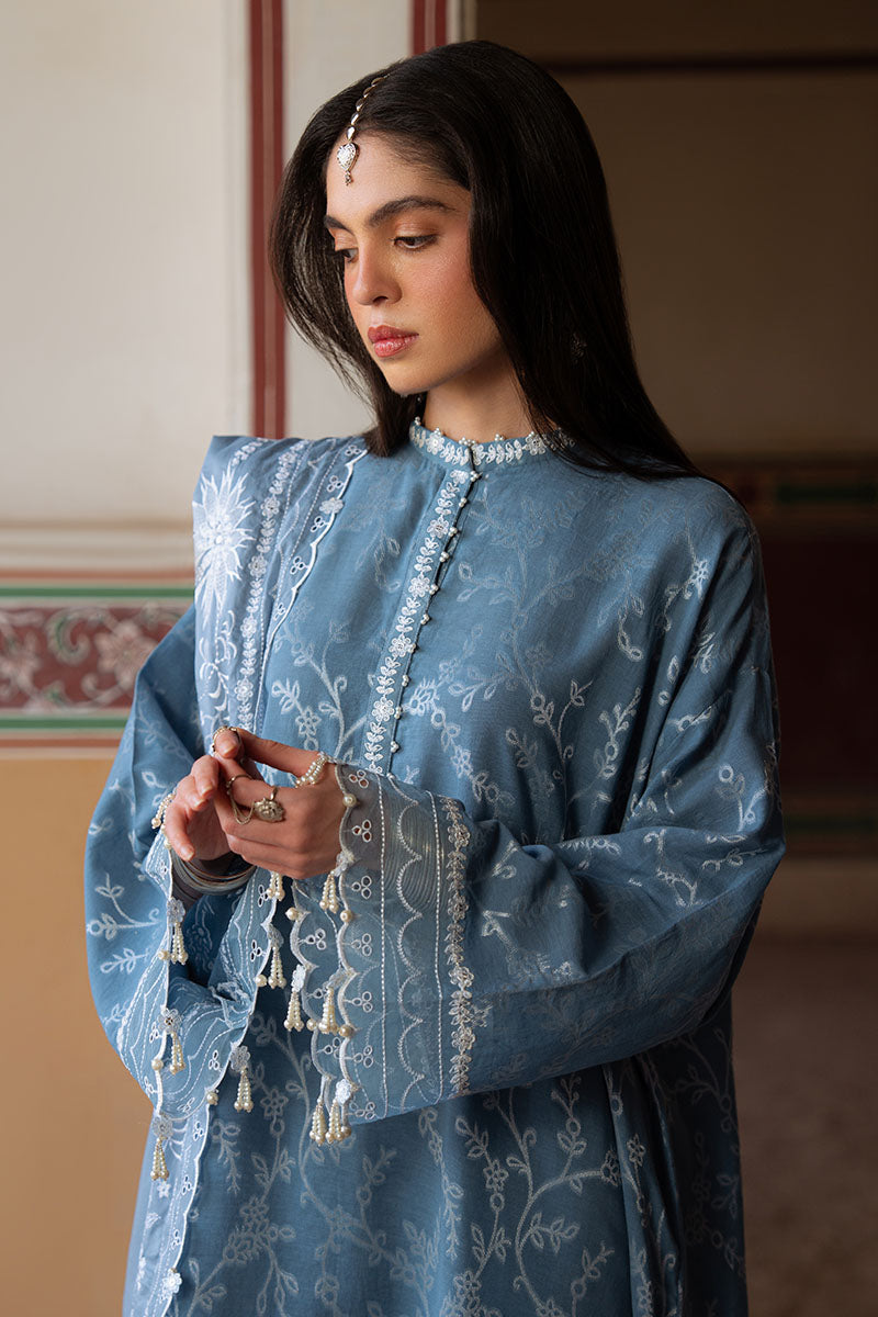 Cross Stitch | Eid Lawn Edit 25 | SILVER MIST - Official Cross Stitch stockist in UK - Sakeena London