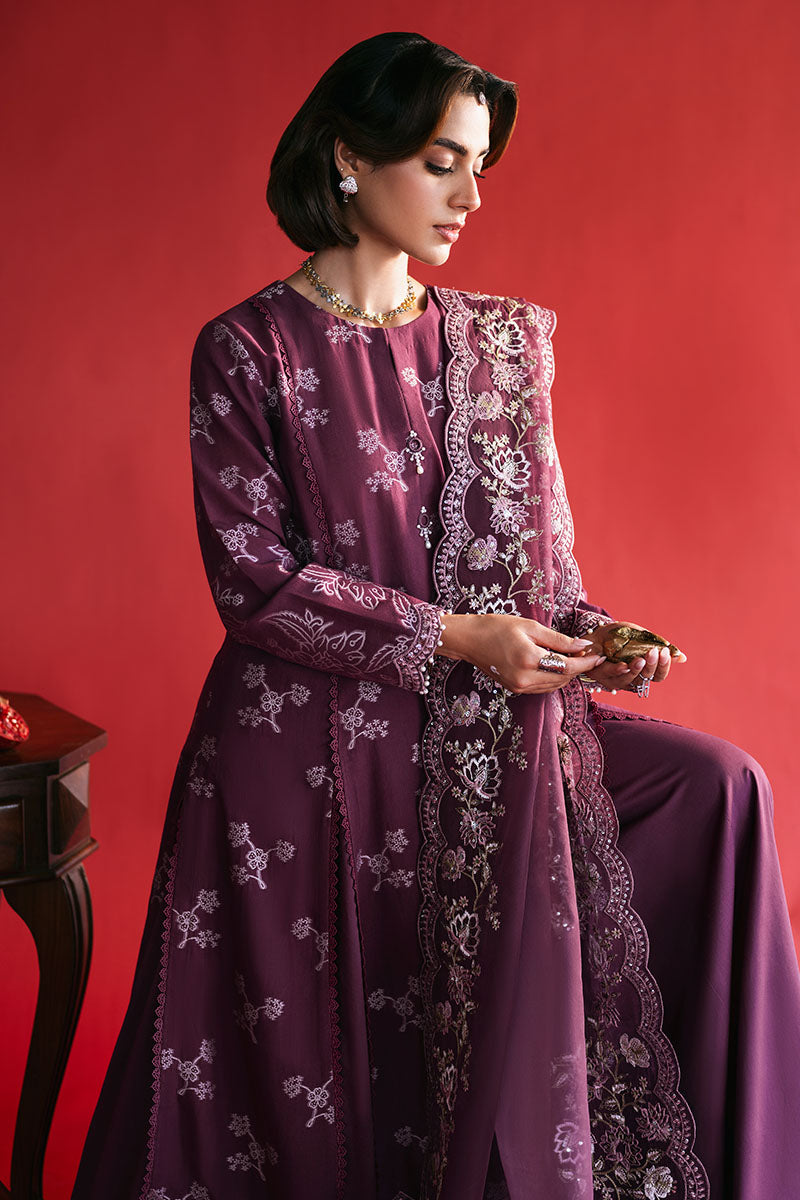 Cross Stitch | Eid Lawn Edit 25 | DEEP FLARE - Official Cross Stitch stockist in UK - Sakeena London