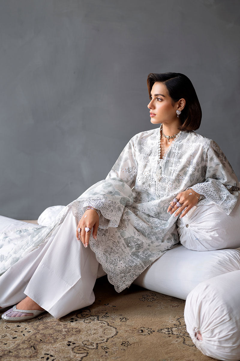 Cross Stitch | Eid Lawn Edit 25 | MESH BLOOM - Official Cross Stitch stockist in UK - Sakeena London