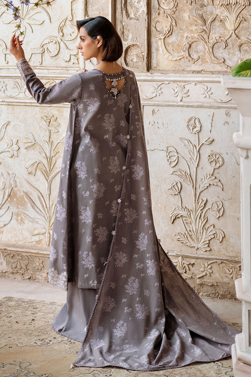 Cross Stitch | Eid Lawn Edit 25 | DESERT TAUPE - Official Cross Stitch stockist in UK - Sakeena London