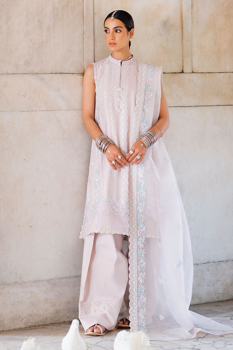 Cross Stitch | Eid Lawn Edit 25 | HUSHED MAUVE - Official Cross Stitch stockist in UK - Sakeena London